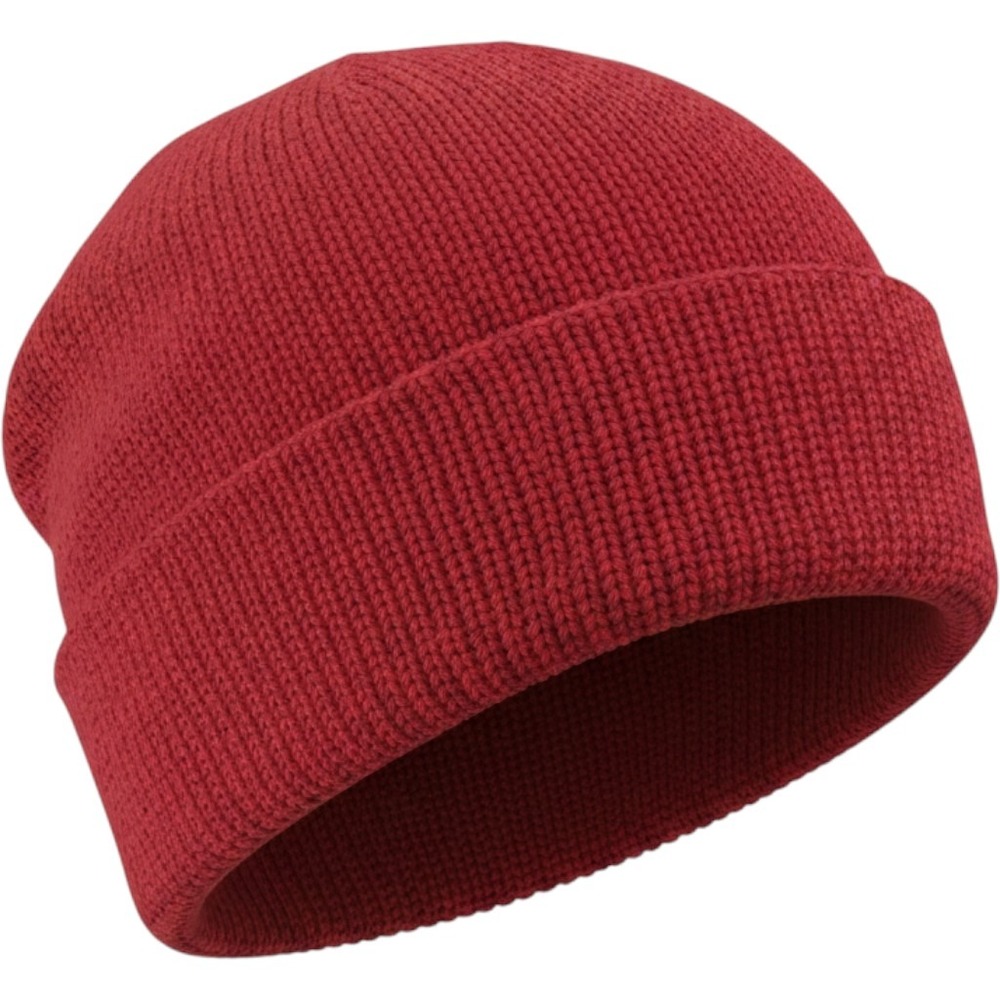 American Eagle Outfitters Red Knit Beanie 100% Cotton Cuffed Winter Hat 6881